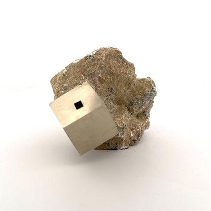Pyrite on Matrix from Navajún a Natural Cubic Crystal (06) - FossilsAndMore