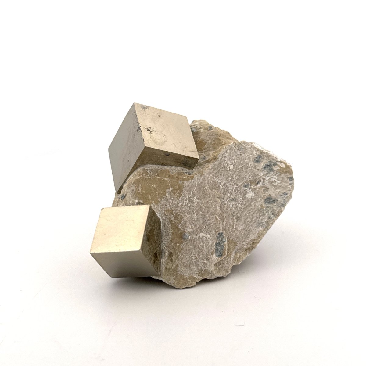 Pyrite on Matrix from Navajún a Natural Cubic Crystal (07) - FossilsAndMore