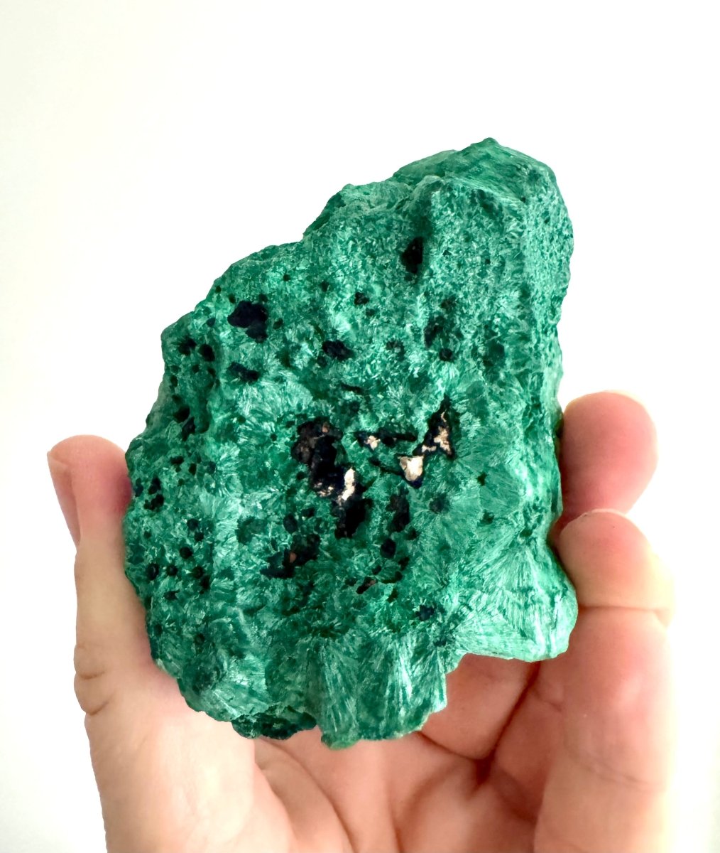 Raw Malachite Mineral (280 Grams) – Natural Copper Carbonate - FossilsAndMore