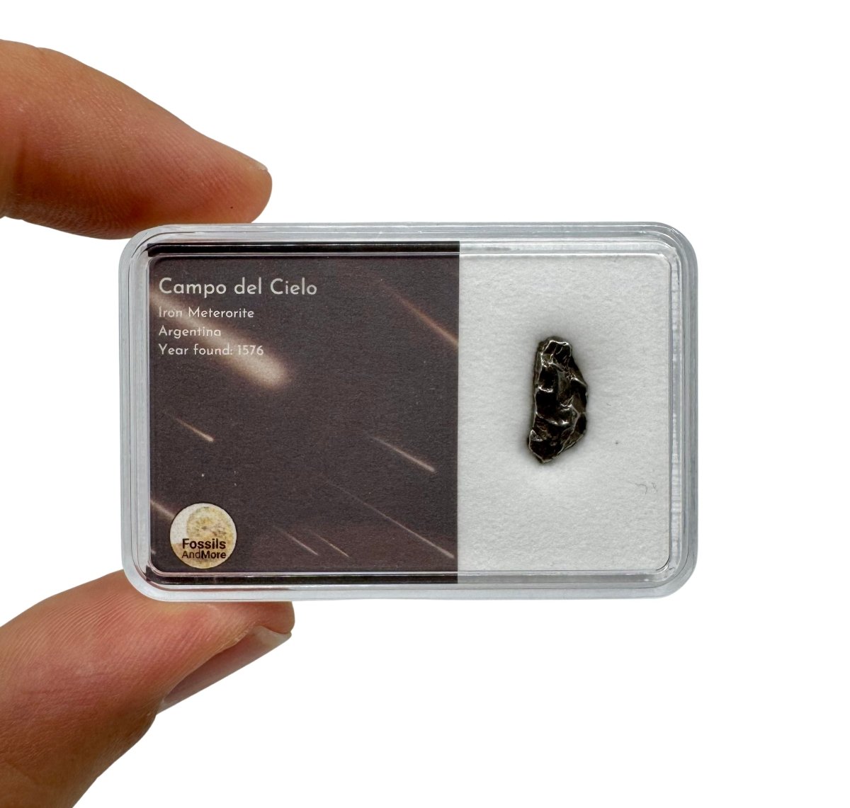 Small Campo del Cielo Meteorite fragment from Argentina in Gift Box - FossilsAndMore