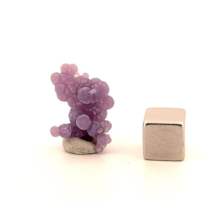 Small Grape Agate cluster from Indonesia, mineral (09) - FossilsAndMore