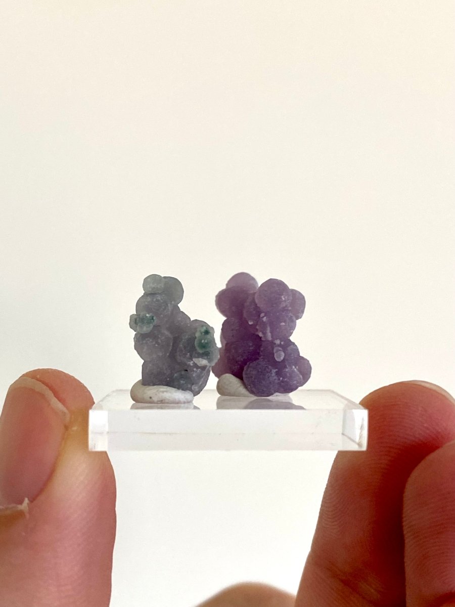 Small Grape Agate clusters from Indonesia, mineral (GA10) - FossilsAndMore