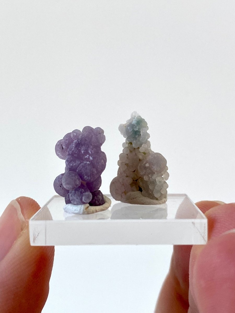 Small Grape Agate clusters from Indonesia, mineral (GA9) - FossilsAndMore