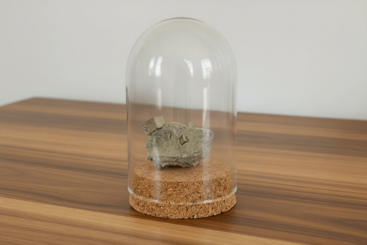 Small Pyrite matrix - Navajun, mineral - FossilsAndMore