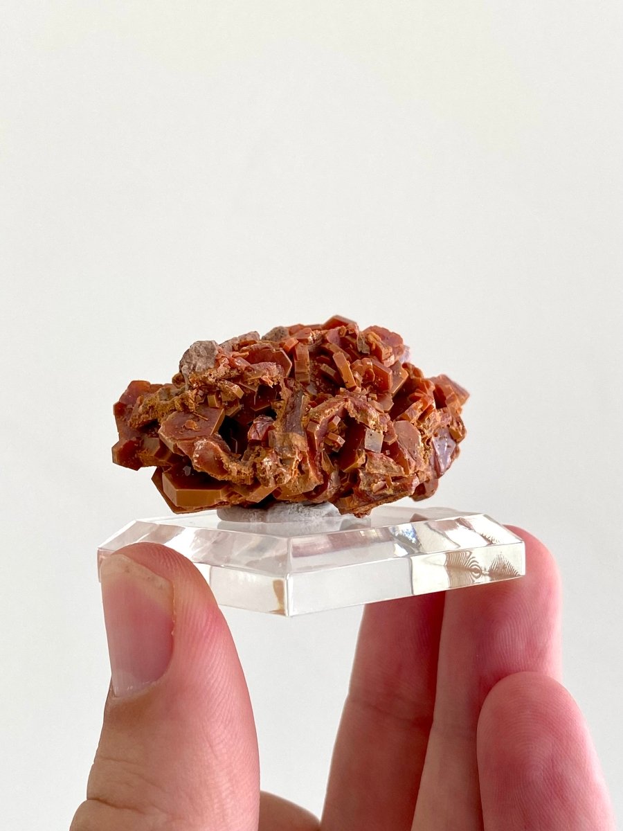 Vanadinite cluster, mineral from Morocco - FossilsAndMore