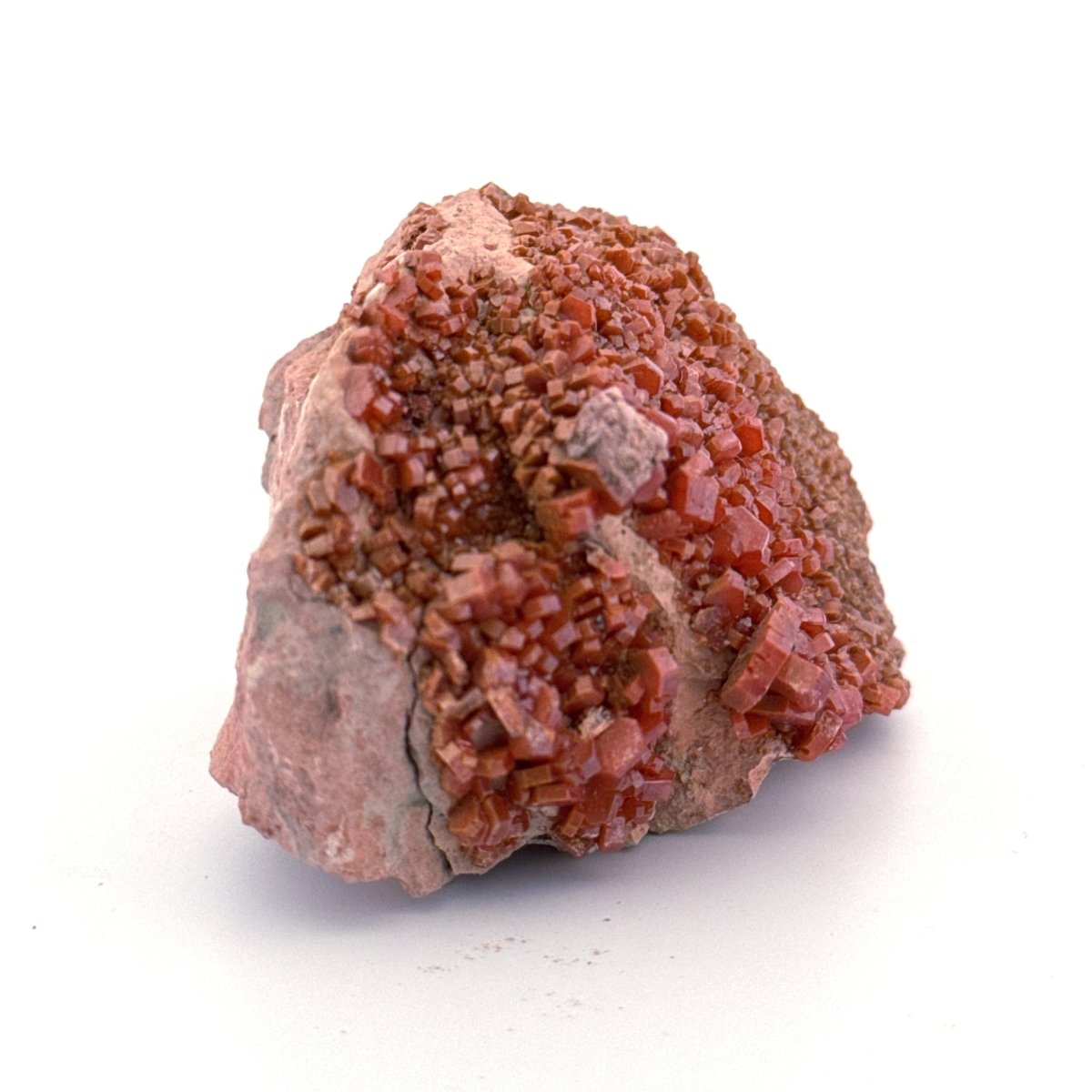 Vanadinite mineral cluster (108 Grams) from Mibladen, Morocco - FossilsAndMore