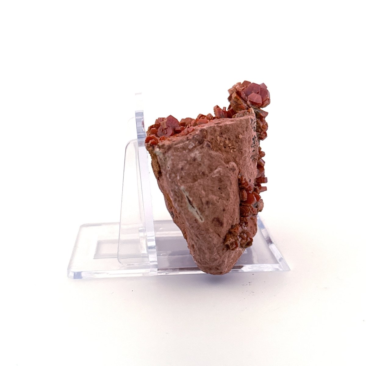 Vanadinite mineral cluster (139 Grams) from Mibladen, Morocco - FossilsAndMore