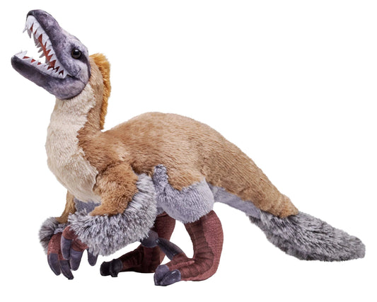 Velociraptor – Artist Dino Collection Plush Toy (Wild Republic) - FossilsAndMore